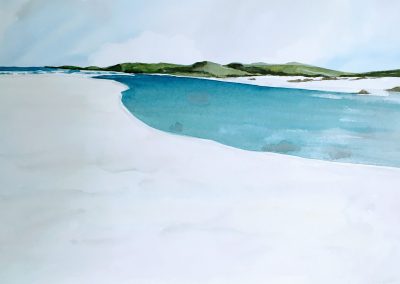 Stephen M. Redpath, Beach pool, Watercolour, 52x35 Tolquhon