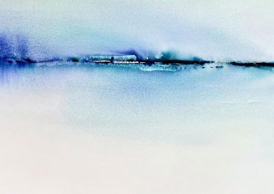 Stephen M. Redpath, Blue horizon, Watercolour, 70x55 Heinzel,