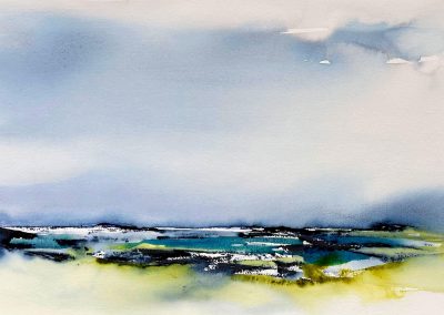 Stephen M. Redpath, Orkney shore, Watercolour, 54x36 Tolquhon,