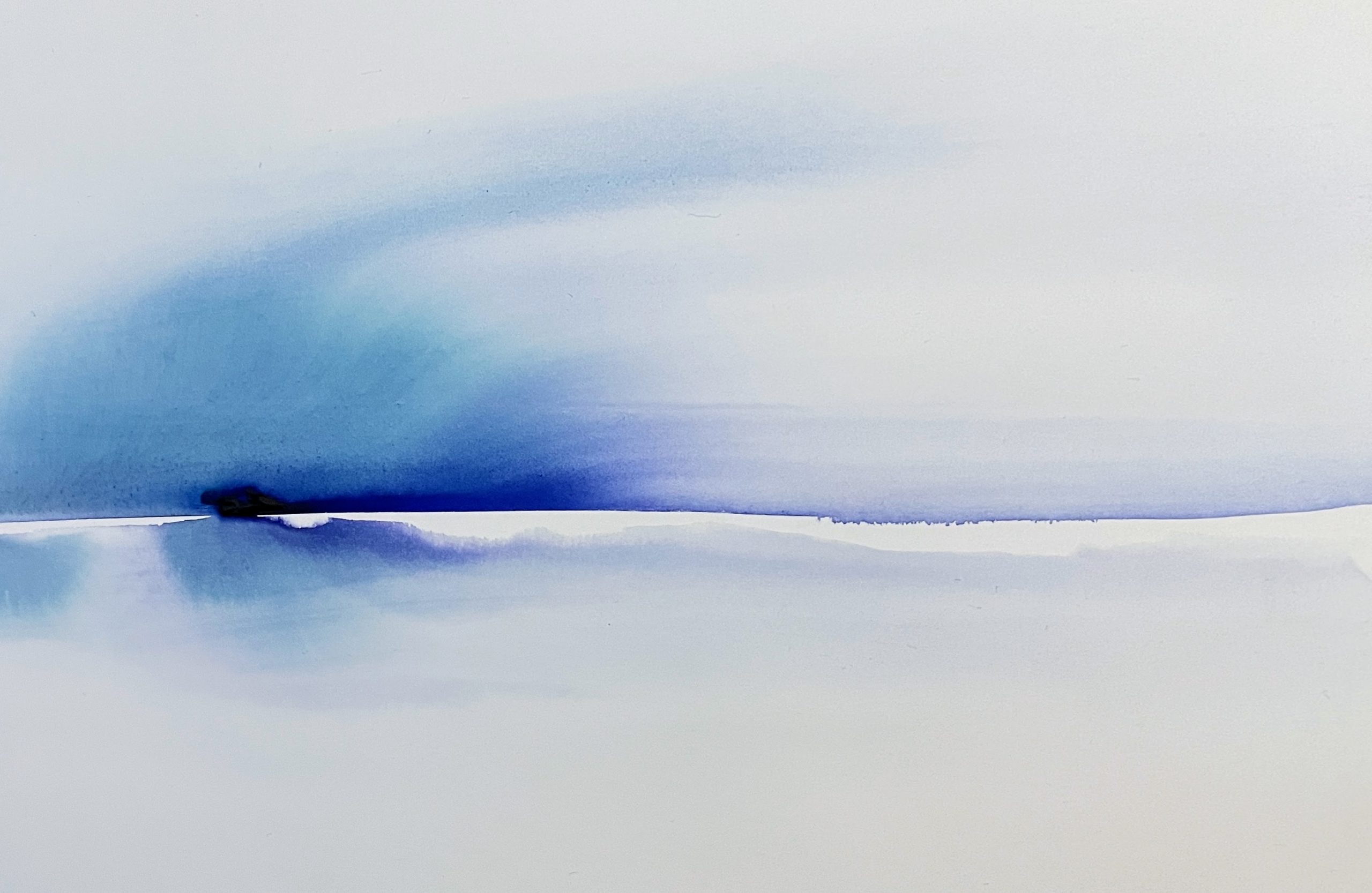 Stephen M. Redpath, Remote shore, Watercolour, 96x63, Available