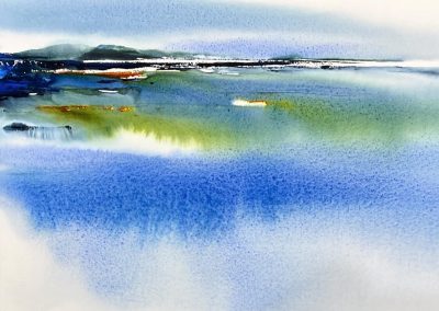 StephenMRedpath. Summer shore (II). 74x54cm. Watercolour. Ship of Fools