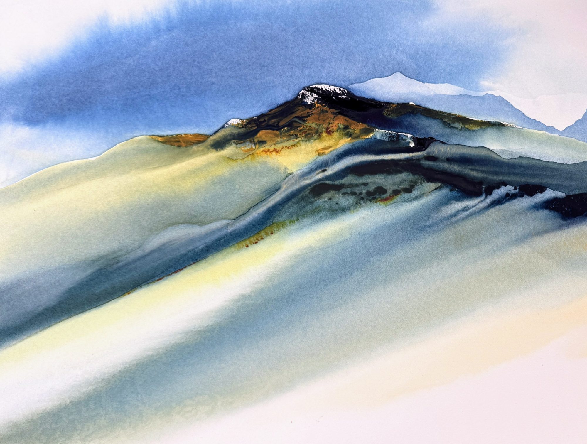 Stephen M. Redpath, Remote shore, Watercolour, 96x63, Available